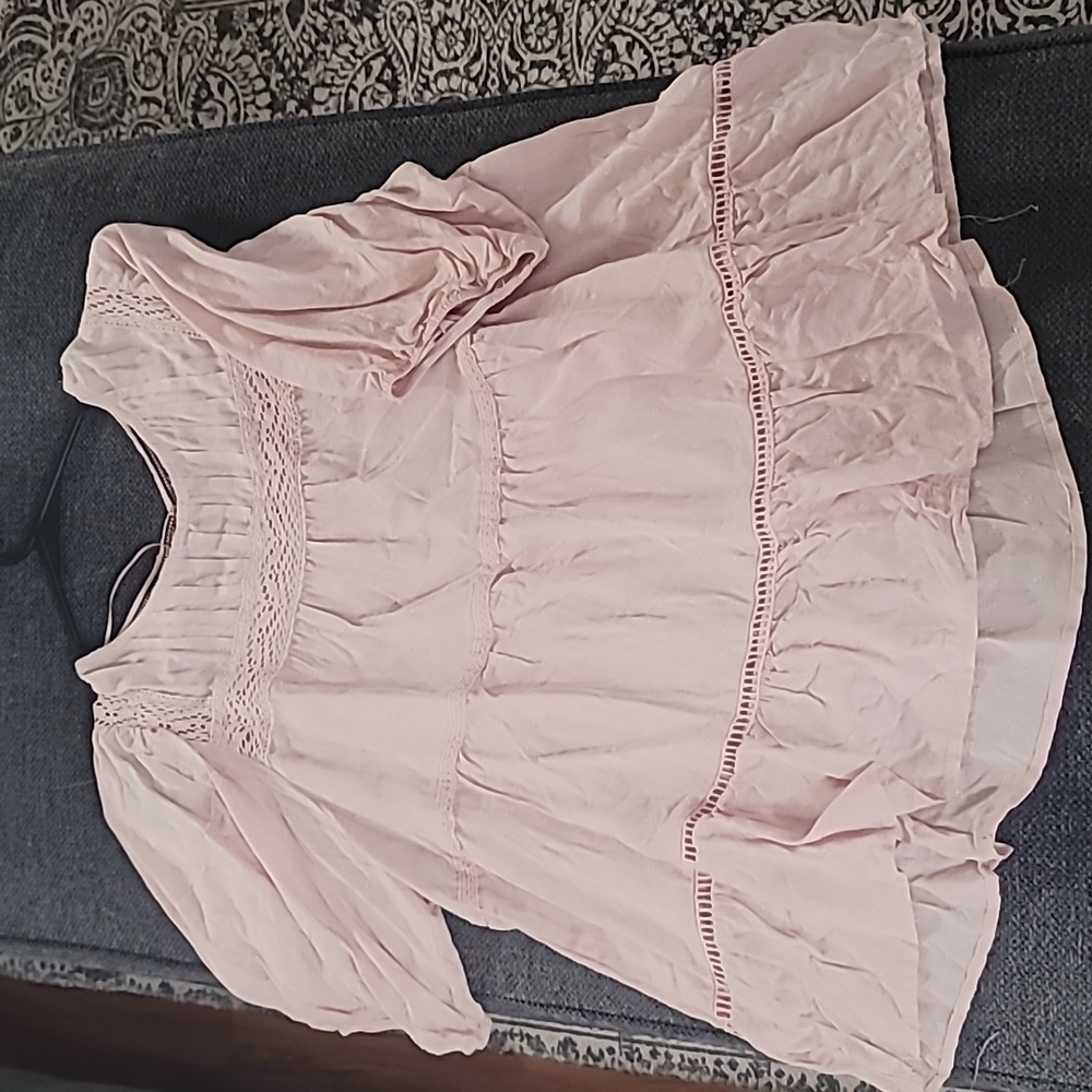 Pink blouse
